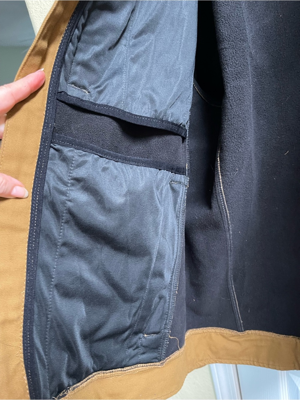 CAT Men's Tan Softshell Performance Jacket - Picture 11 of 15